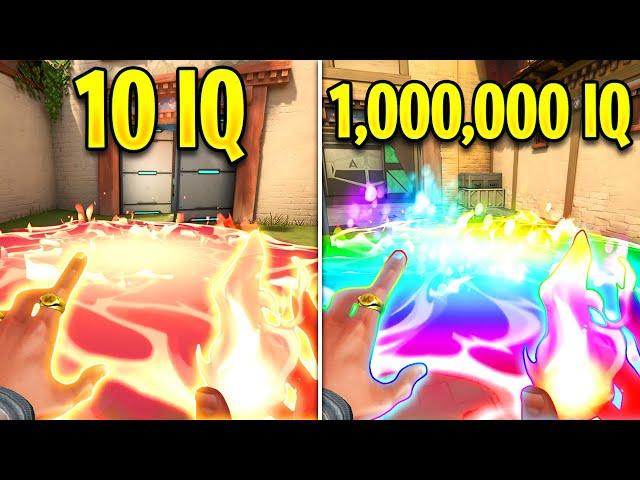 Valorant: 10 IQ VS 1,000,000 IQ Players!