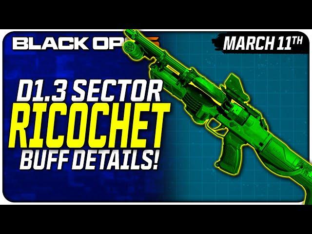 Big Buff to the D1.3 Sector Ricochet Blades in Black Ops 6!