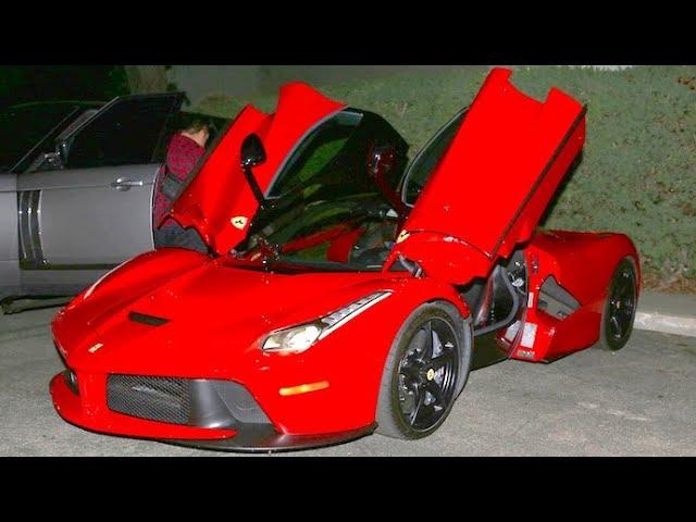 Travis Scott Flexes In "Wife" Kylie Jenner's $1.4M LaFerrari At His Birthday Bash