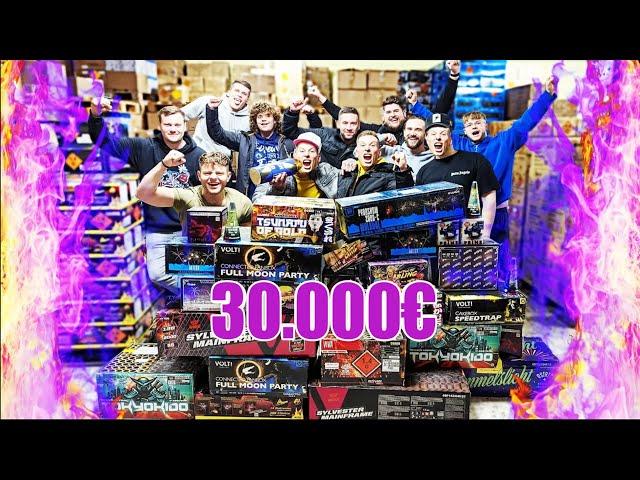 Wir ZÜNDEN 30.000€ Feuerwerk für EUCH!!! 4K Silvester 2023/24