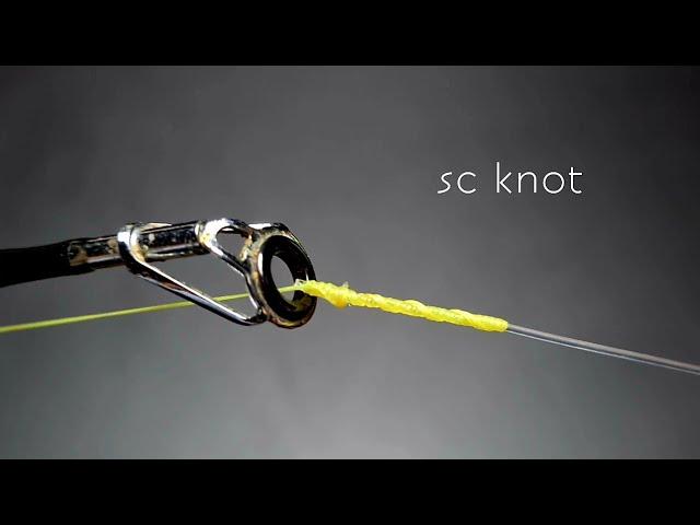 How to tying the modified sc knot || very strong final lock