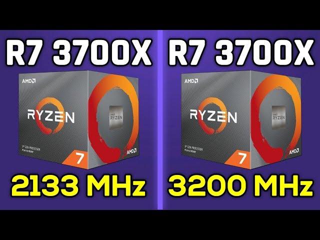Ryzen 3000 - Does RAM Speed Matter? 2133 vs 2933 vs 3200 vs 3600 MHz