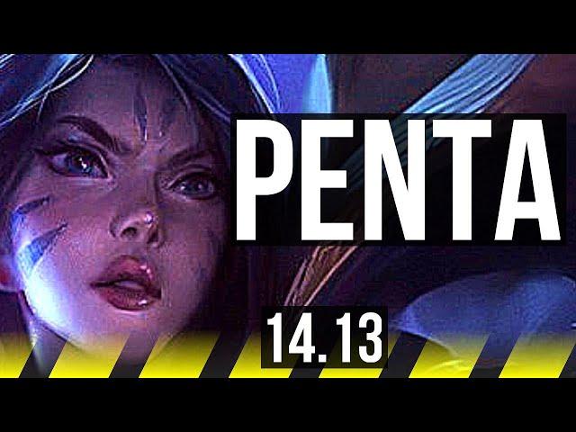 KAI'SA & Yuumi vs DRAVEN & Nautilus (ADC) | Penta, Legendary, 68% winrate | VN Master | 14.13