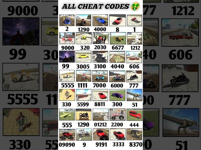 All cheat codes new update |indian bikes driving 3d |#shorts #ytshorts #5linegamer