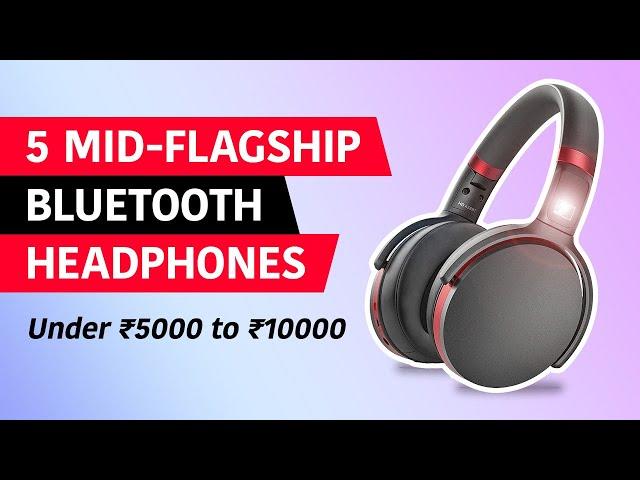 Best Headphones Under 5000 to 10000  in 2024 / Top 5 Active Noise Cancellation Bluetooth Headphones