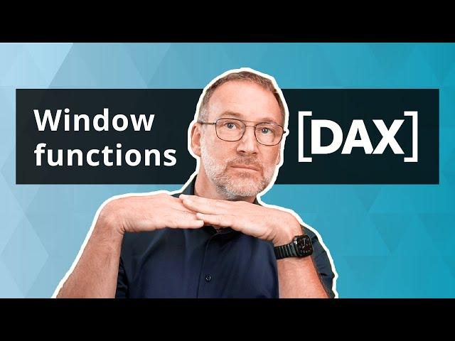 Introducing window functions in DAX