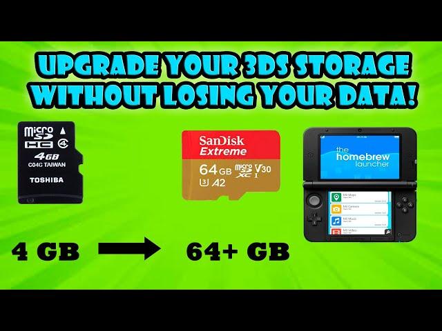 Upgrade 3DS Storage 2023 guide (Without losing games and CFW)