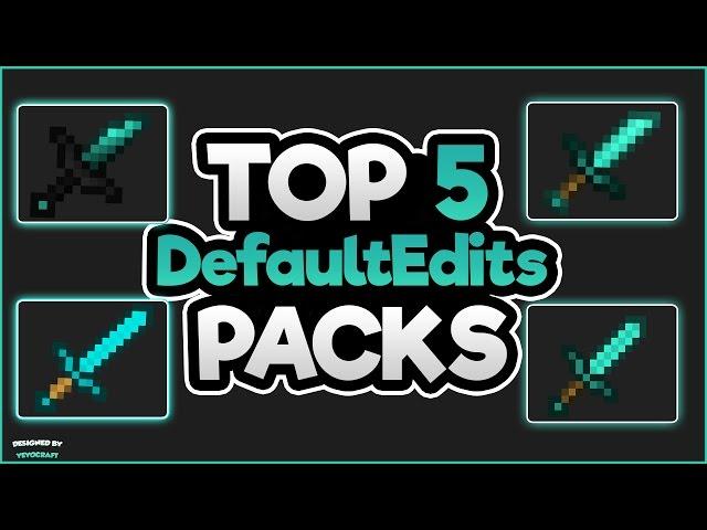 TOP 5 PVP TEXTURE PACKS MINECRAFT (DEFAULT EDIT)┃ Build UHC - Pot PvP | 1.7/1.8