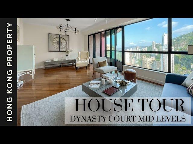 4K  HOUSE TOUR | LOVELY FAMILY HOME IN DYNASTY COURT | Hong Kong