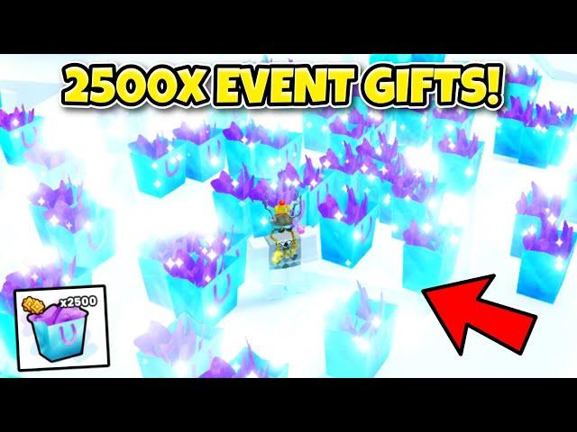 I Opened 2500x Global Event  Gifts & Got.. (Pet Simulator 99)