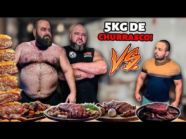 GIGANTES de 200kg Vs. COMEDOR Profissional! (Competição das 30.000 Calorias)