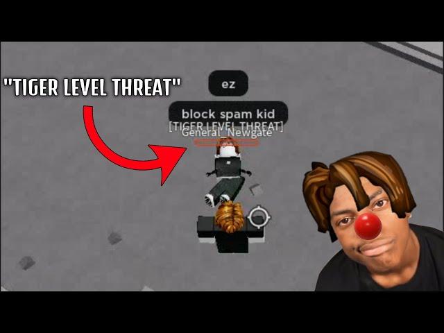 "ez block spam kid" | The Strongest Battlegrounds Funny Moments | ROBLOX
