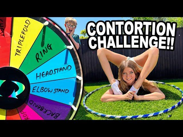 COMPLETE THE CONTORTION CHALLENGE OR FACE THE CONSEQUENCE ! 
