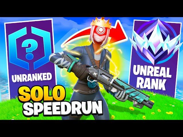 Unranked to UNREAL SOLO SPEEDRUN (Season 2 Fortnite)