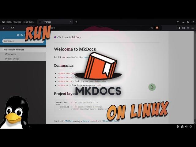 Install MkDocs - Read the Docs Alternative - on Linux