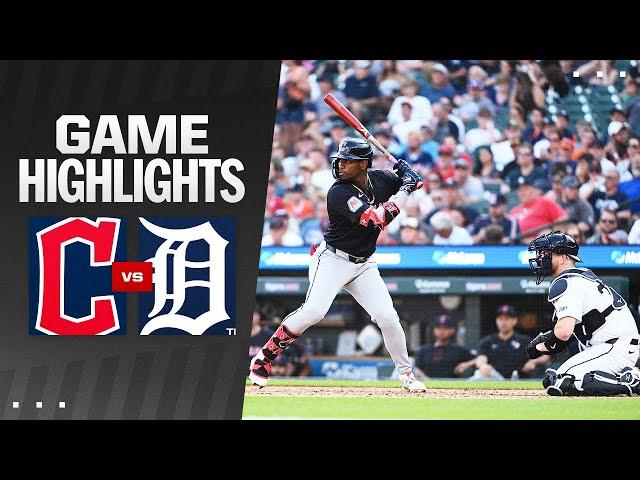Guardians vs. Tigers Game Highlights (7/8/24) | MLB Highlights