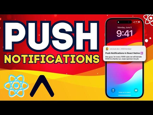 Expo Push Notifications in React Native (tutorial for beginners) | DEVember Day 14