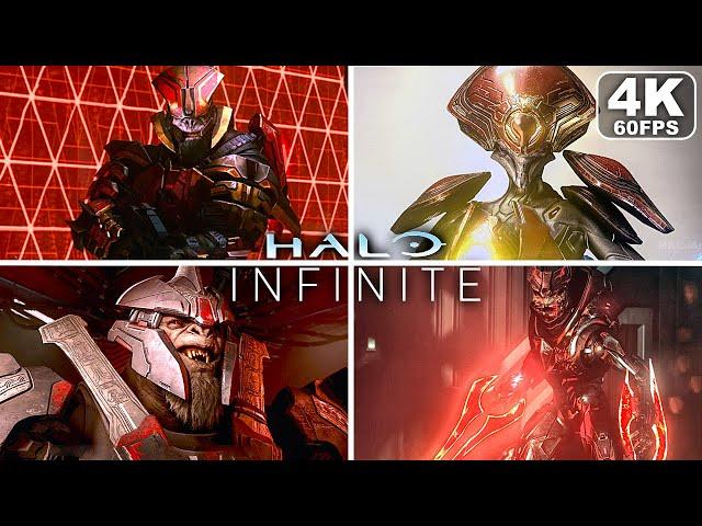 HALO INFINITE All Bosses/Boss Fights (4K 60FPS)