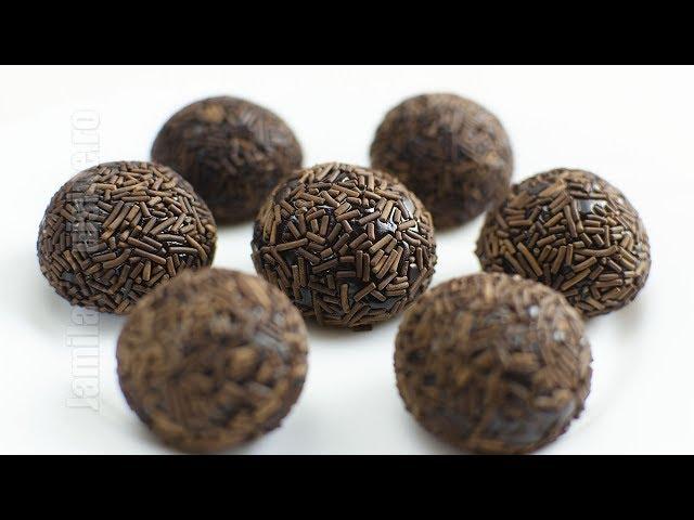 Bomboane Brigadeiro | Bomboane braziliene | JamilaCuisine