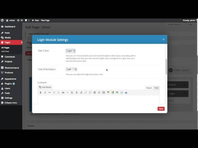 Using The Divi Login Module