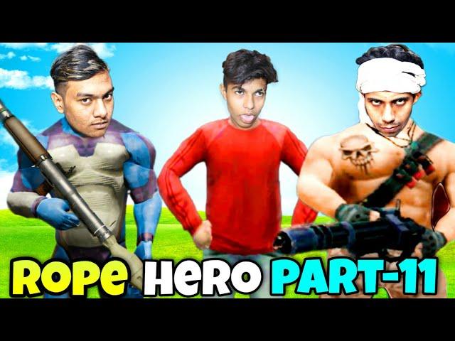 Rope Hero Vice Town In Real Life Comedy Part 11 | rope hero in real life | Funny 2 Friends