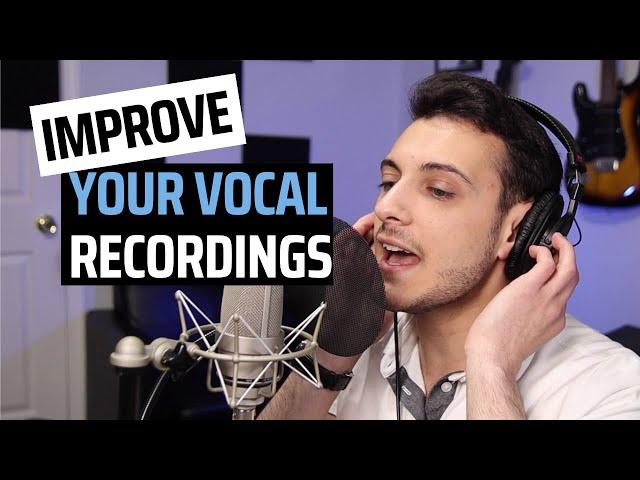 How to setup a monitor mix for recording vocals - home studio recording and mixing tips