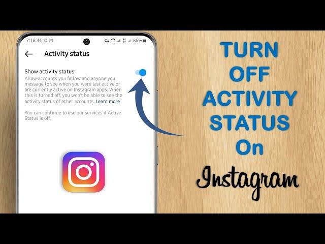 how to turn off active status on instagram 2023 | instagram show activity status option not showing