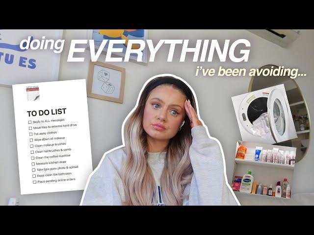 doing EVERYTHING I've been putting off... again  (productive vlog)