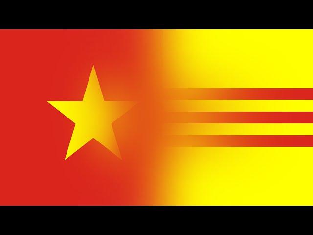 Indochina Wars(include Vietnam War) Flag Animation