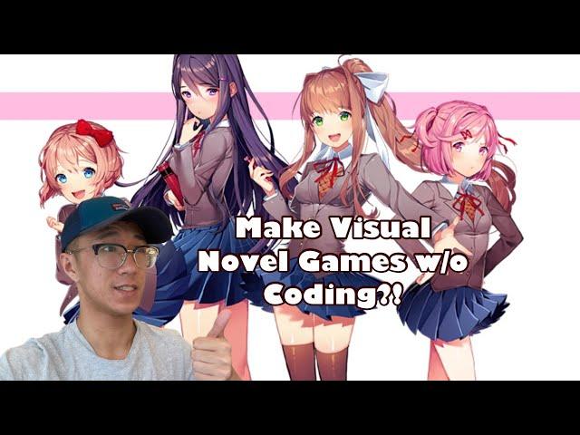 How to make a Visual Novel Video Game without Coding