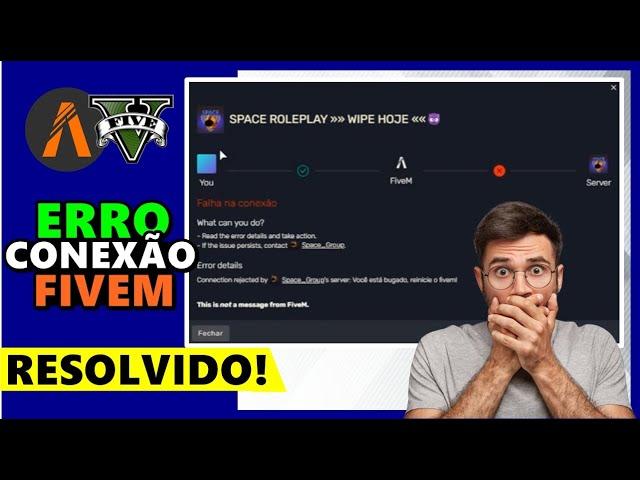 ERRO de CONEXÃO no FIVEM ao jogar GTA RP resolva assim...