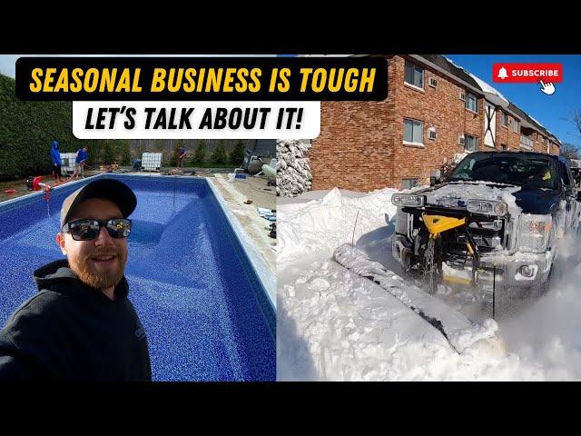 Seasonal business is a STRUGGLE… LETS TALK ABOUT IT!