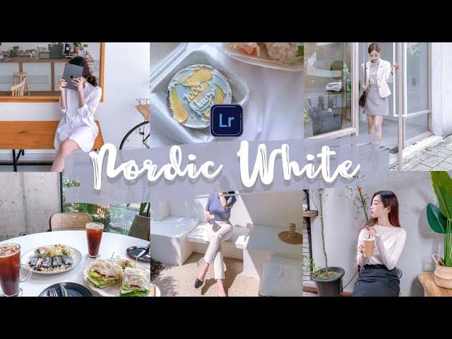 Nordic white  | Lightroom Preset | Clean Aesthetic