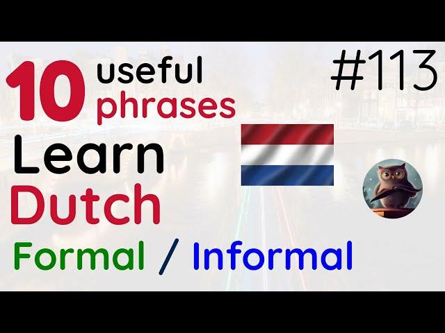 Learn Dutch Random Phrases