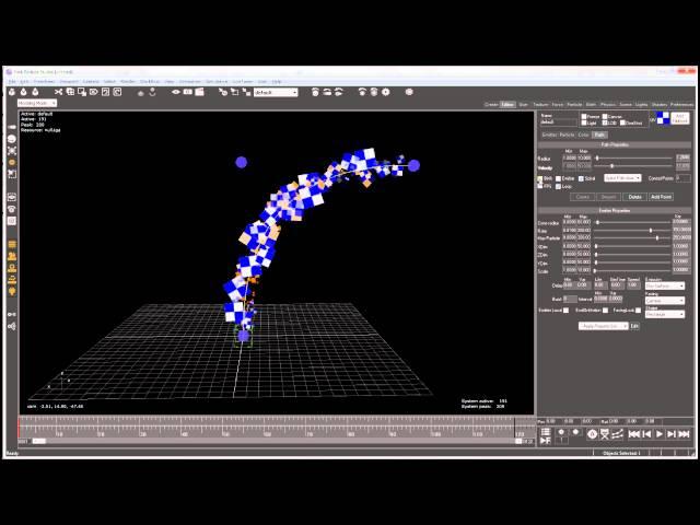 Particle Effects Tutorial - Creating Emitters with Path in Fork Particle Studio