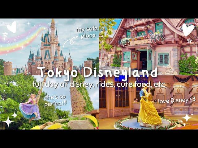 japan vlog  full day at tokyo disneyland: best rides, food, crying a lot 