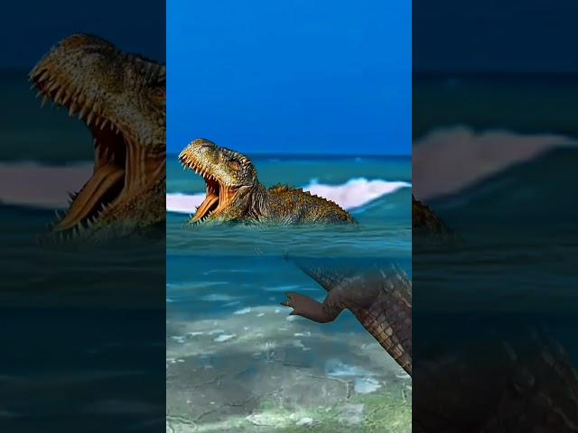 Amazing !!! Giant dinosaur with a crocodile tail that you have never seen before