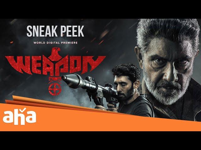 WEAPON - Sneak Peek | Sathyaraj | Vasanth Ravi | Rajiv Menon | Ghibran | Manzoor MS | Guhan S