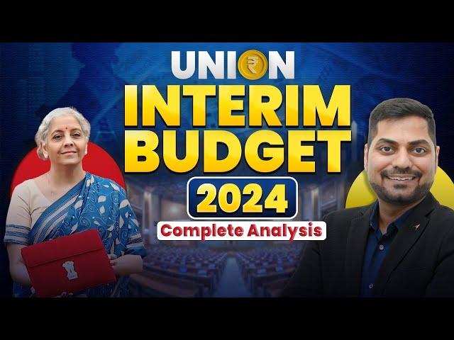 Union Interim Budget 2024 | Complete Analysis | Live | Union Budget 2024 | Kapil Kathpal