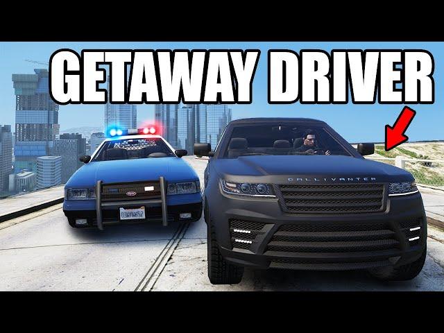 I Became a GETAWAY DRIVER in GTA 5 RP Using An Armored Car