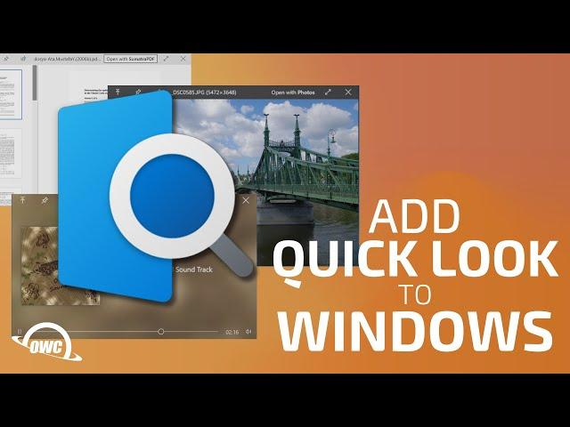 How to Add the Mac's Quick Look File Preview Feature to a Windows PC