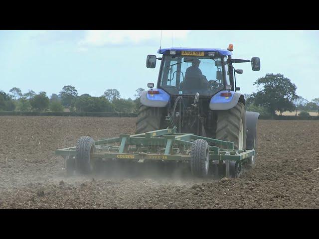 NEW HOLLAND TM155 AND COUSINS TYPE 28 PRESS