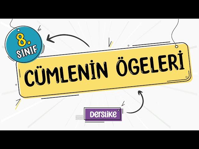 Cümlenin Ögeleri | LGS 2023