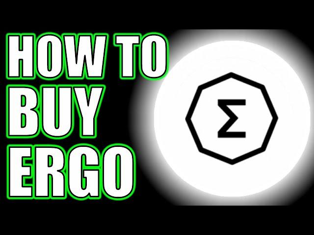 Fastest, Cheapest way to BUY ERGO ($ERG)!