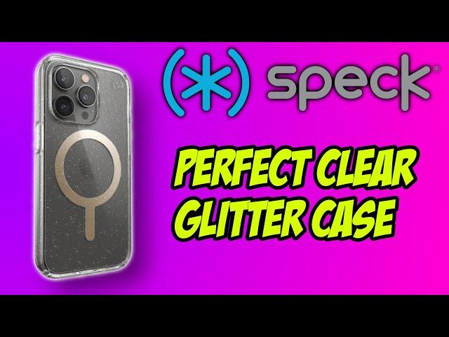 Speck Perfect Clear With Glitter Phone 14 Pro Case