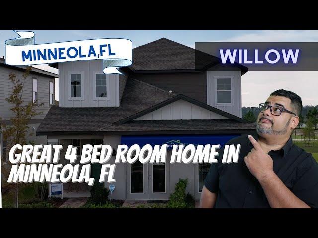 New construction in Minneola Florida at Villages at Minneola Hills Willow model by Meritage Homes