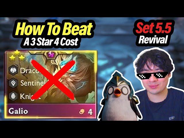 How I Beat A 3 Star 4 Cost On The New 5.5 Set Revival I Set 5.5 Revival