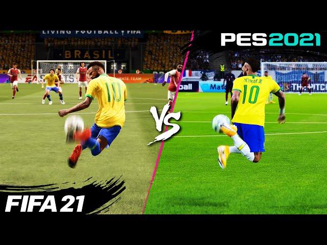 FIFA 21 vs. PES 2021: Skill Moves | 4K