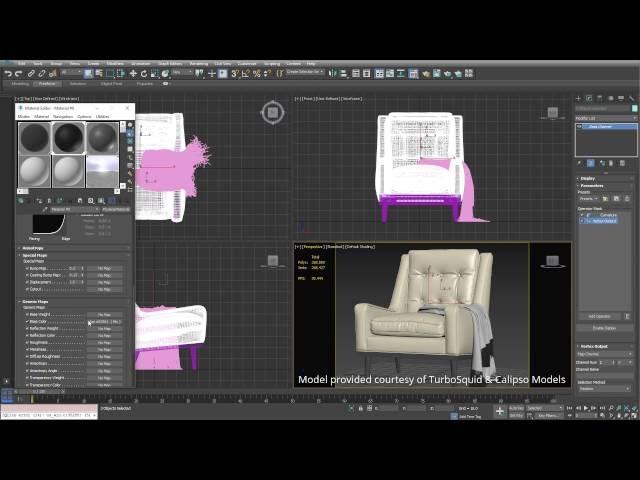 3ds Max Data Channel Modifier Examples