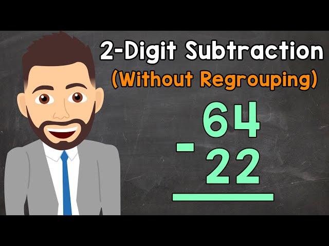 2-Digit Subtraction Without Regrouping | Elementary Math with Mr. J